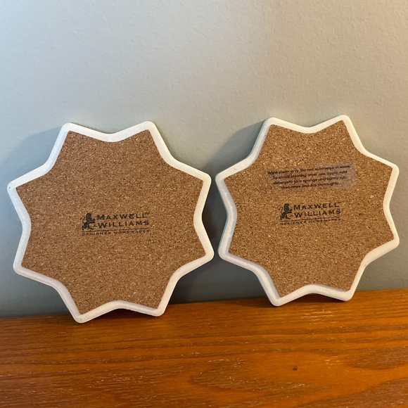 **Free with Purchase** Festive Ceramic Coasters by Maxwell Williams - Set of 2 - Picture 5 of 10